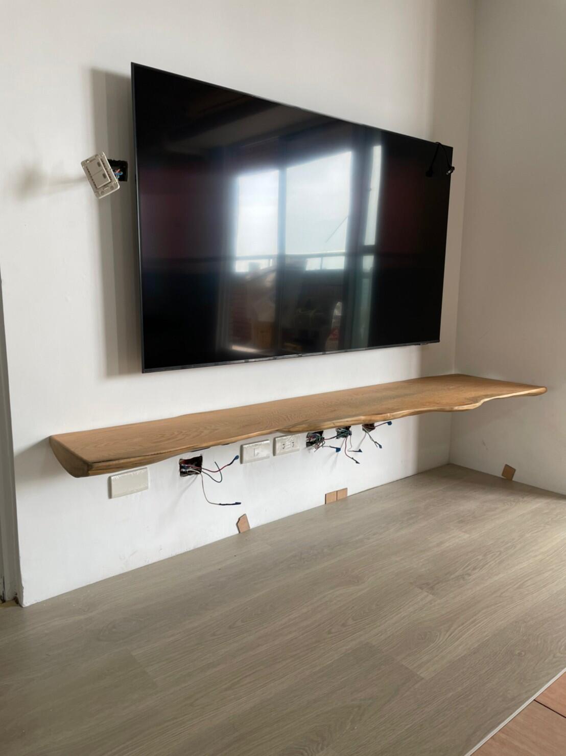 實木電視板/懸空電視板/電視櫃