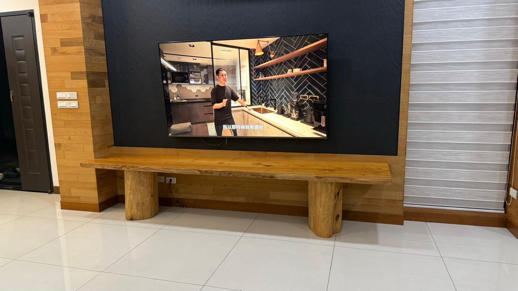 實木電視板/懸空電視板/電視櫃