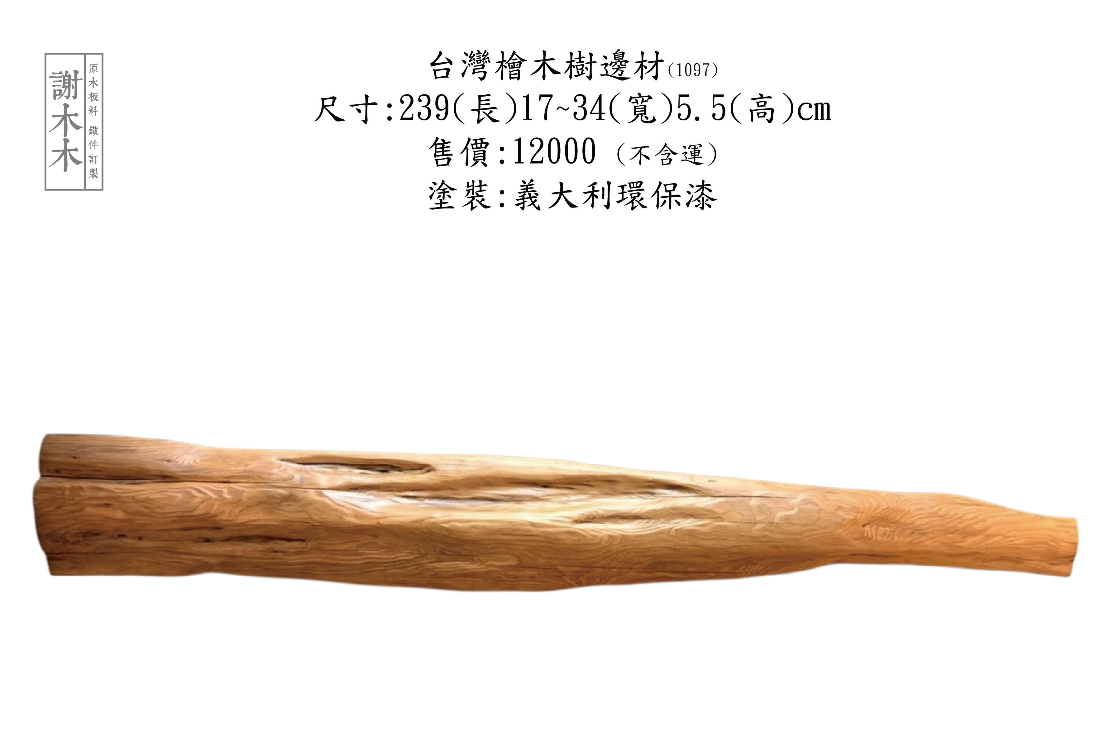 台灣檜木樹邊材239-17~34-5.5(1097) 1097