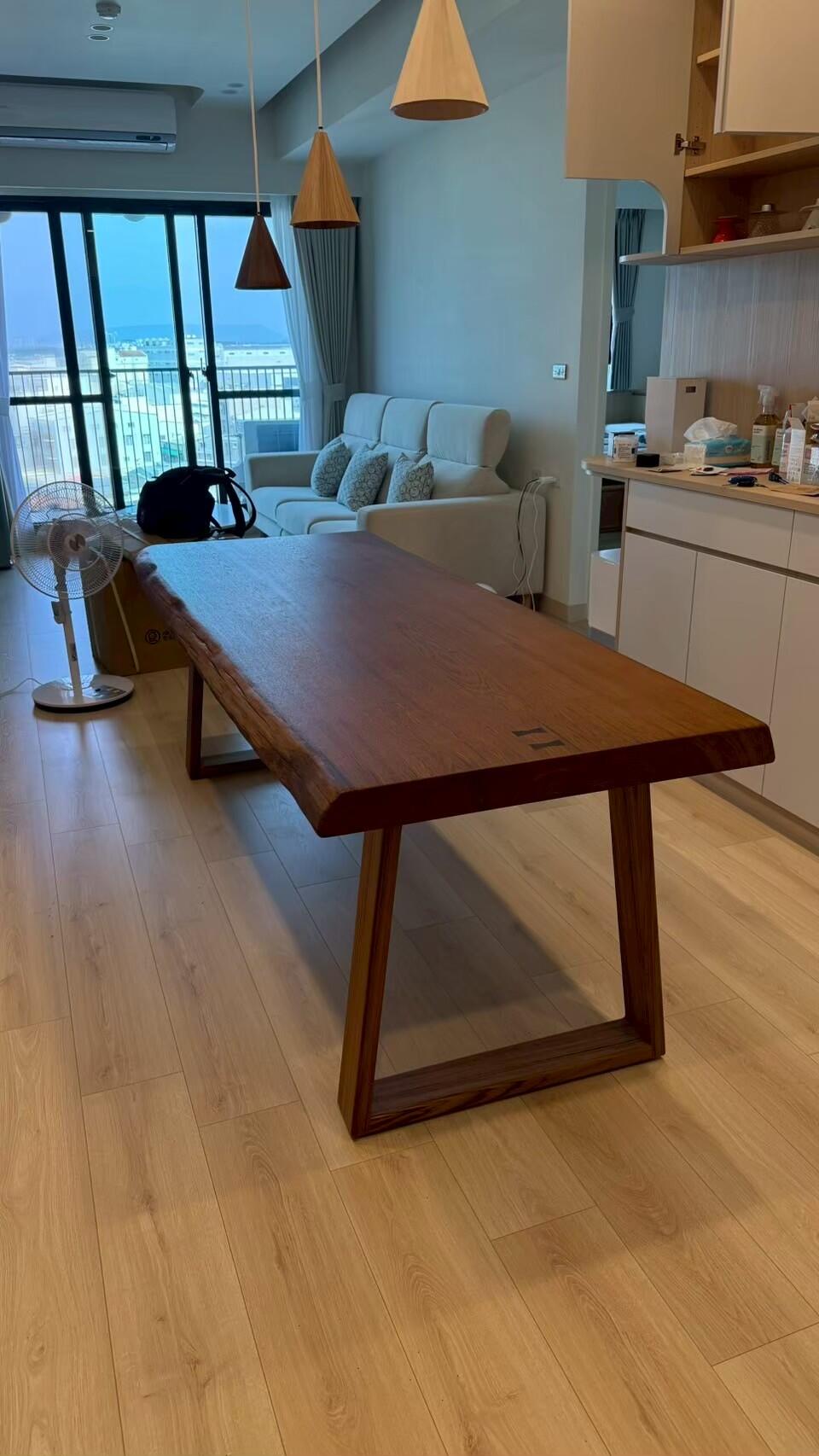 木腳-原木桌腳 客製木桌腳