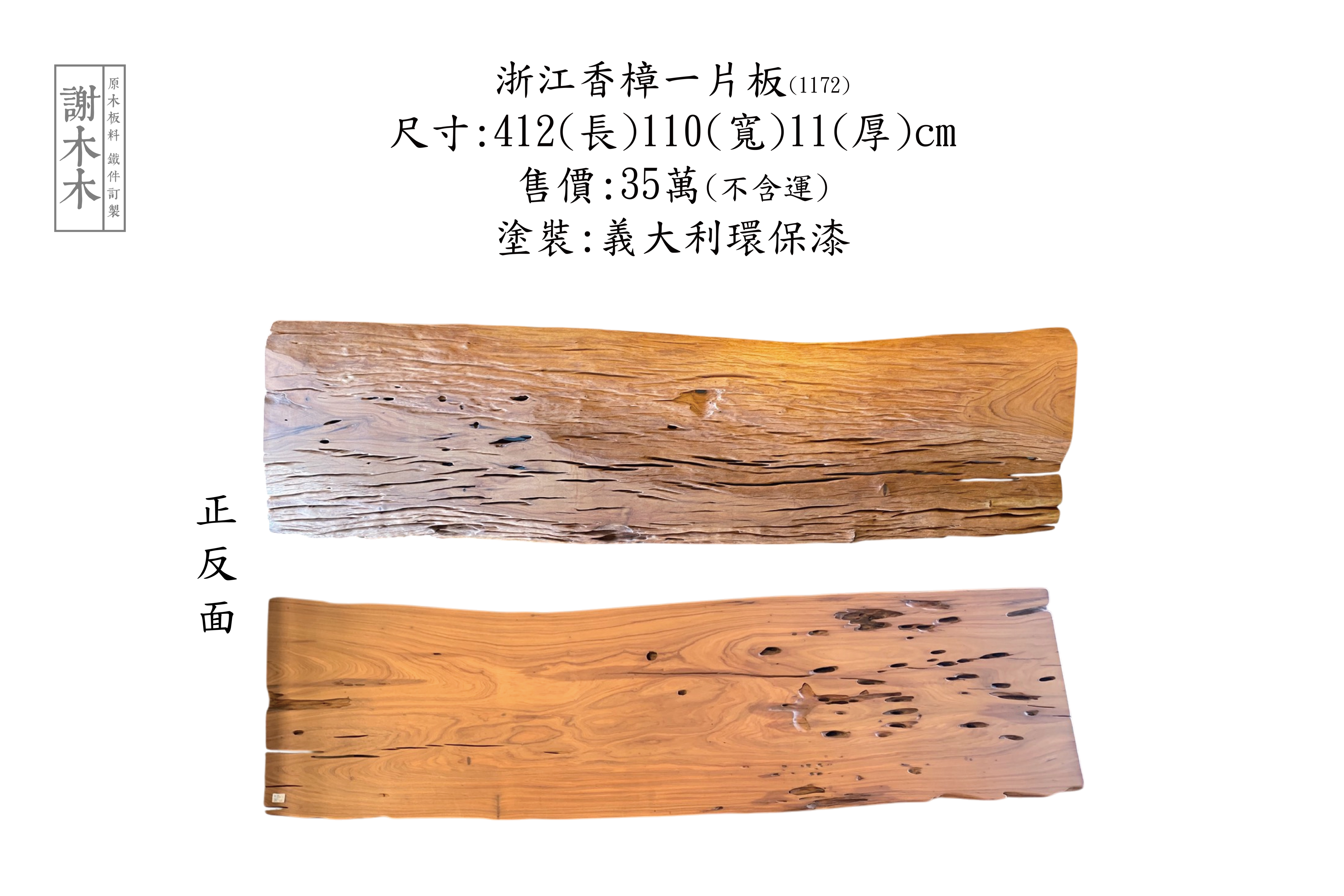 香樟木（浙江樟）近拍_木材紋理與密度_專業辨識