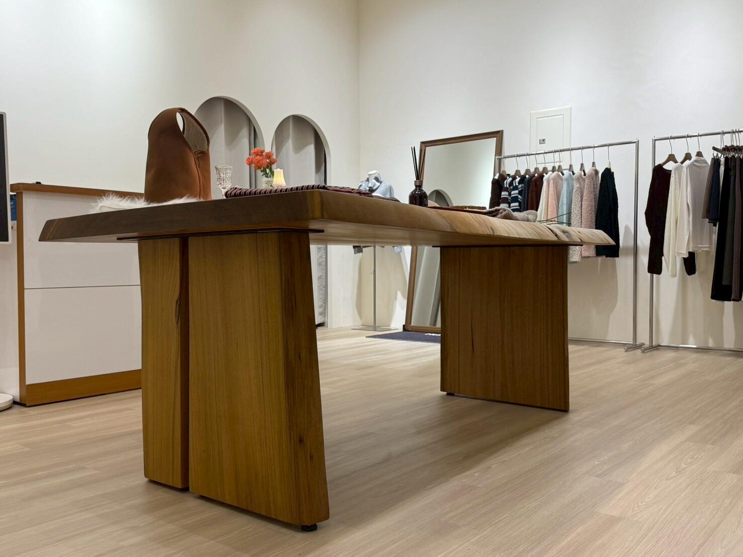 木腳-原木桌腳 客製木桌腳