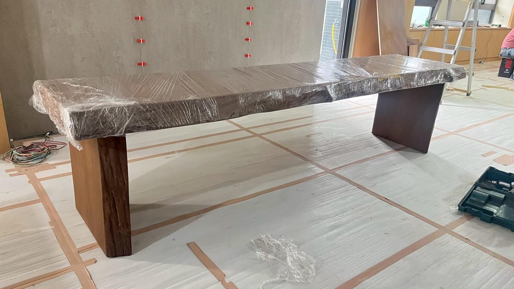 木腳-原木桌腳 客製木桌腳