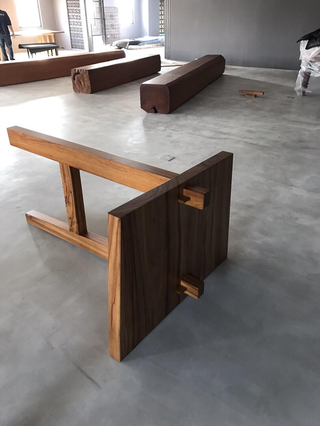 木腳-原木桌腳 客製木桌腳